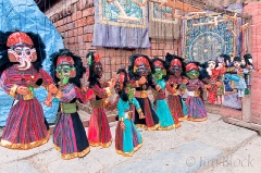 puppers at Basantapur, Kathmandu