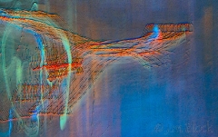 motion blur of lights transformed