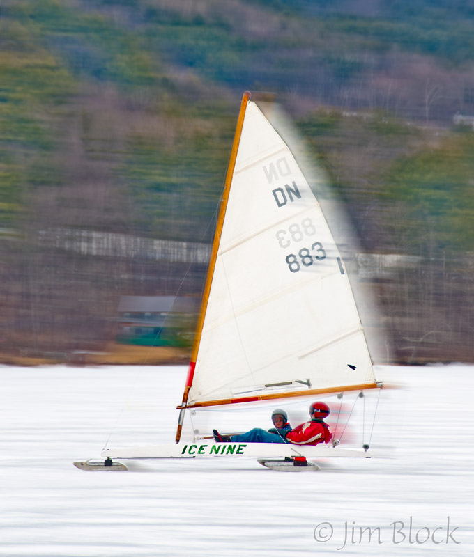 Ice Boat on Morey