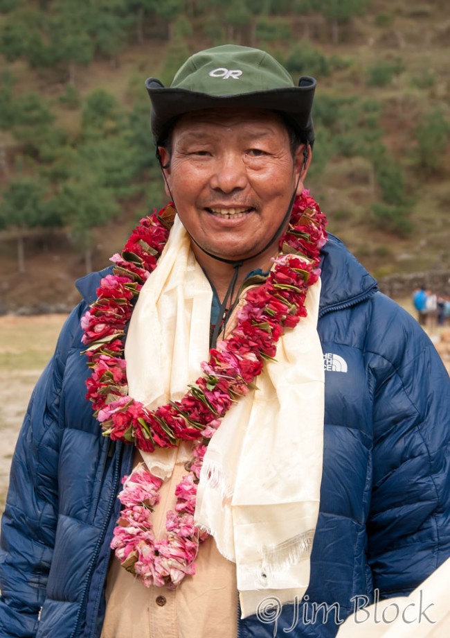 Chhongba Sherpa in Nunthala, 2012