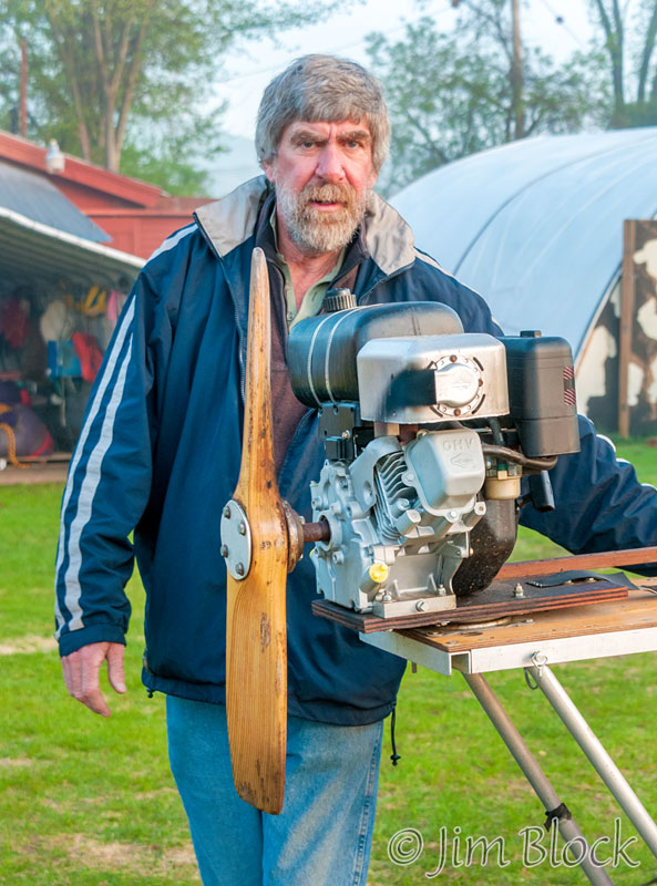 Brian Borland and Experimental Balloons at Post Mills