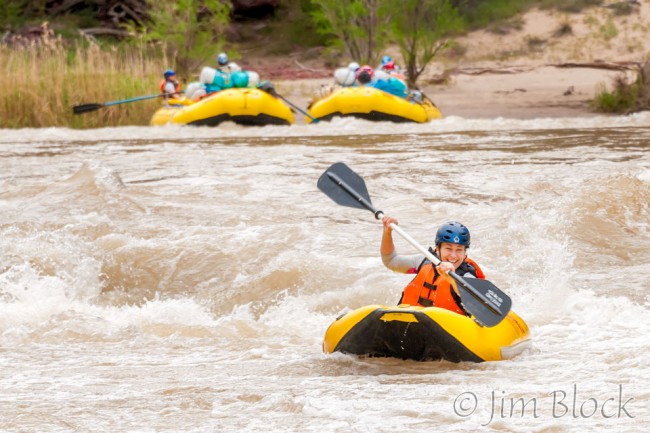 ED451M--Heather-running-Disaster-Falls