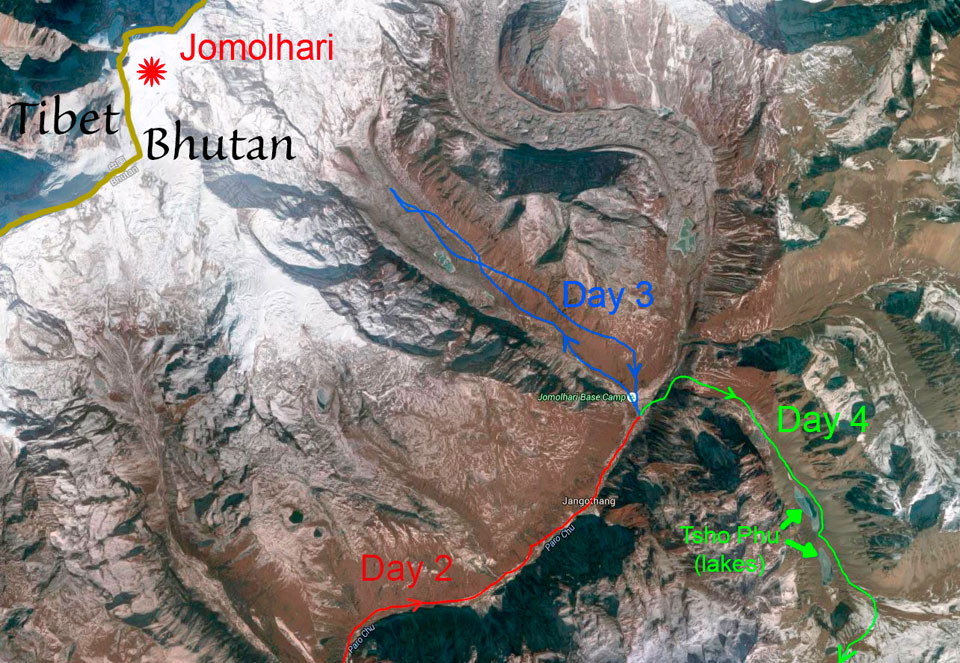 Jangothang-overview-Google-Earth