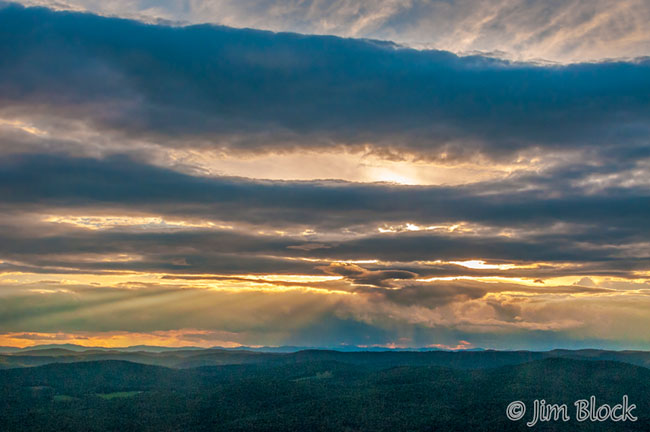 Clouds over Vermont, 7:31 pm August 5, 2015