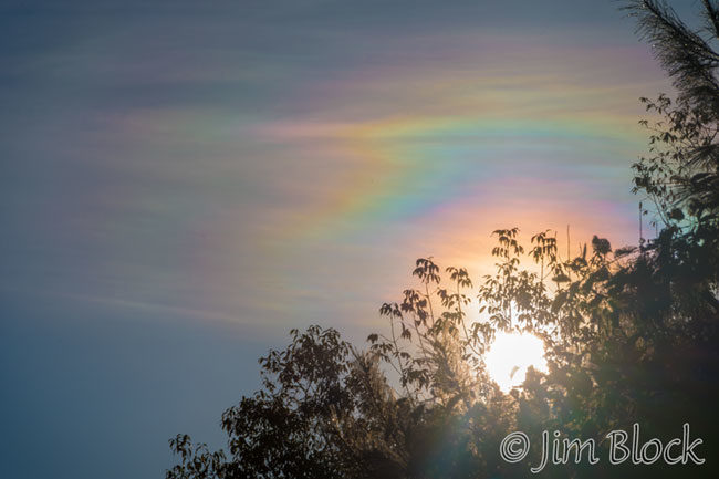 Iridescent Clouds, Etna, NH, October 4, 2017