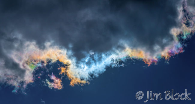 Iridescent Clouds, Etna, NH, October 10, 2018