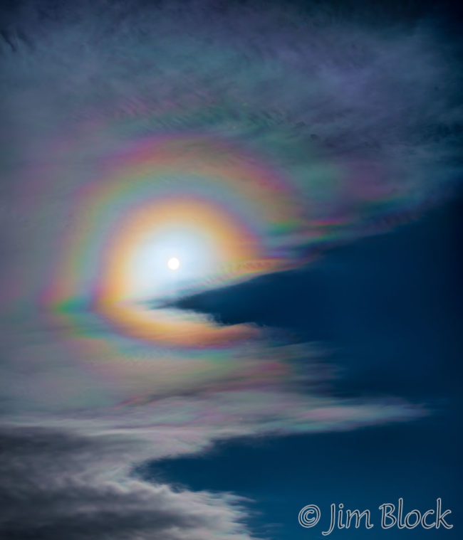 Iridescent Clouds, Fairlee, VT, November 12, 2018